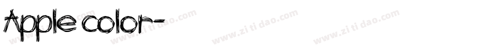Apple color字体转换